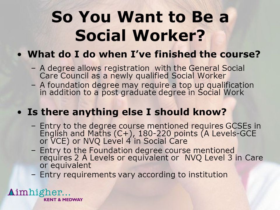 courses for social work